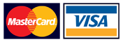 We accept: Visa, Mastercard